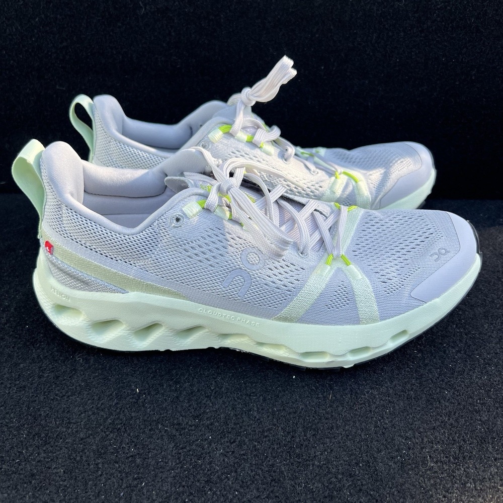 On Cloud Cloudsurfer Trail Woman's Size 7.5 Frost Lima 3WE10102849